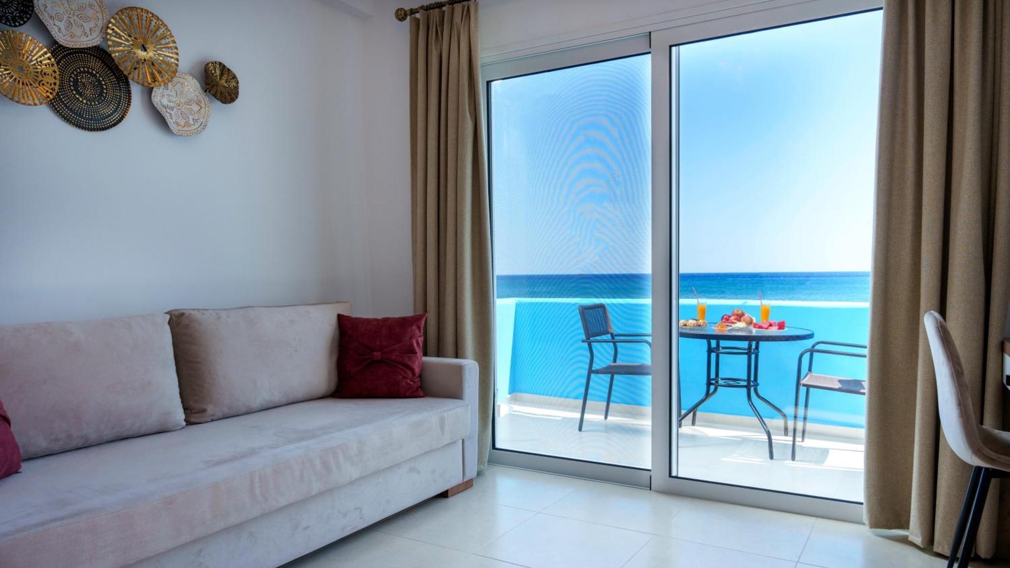 Star Beach Apartment Kasztrí Kültér fotó