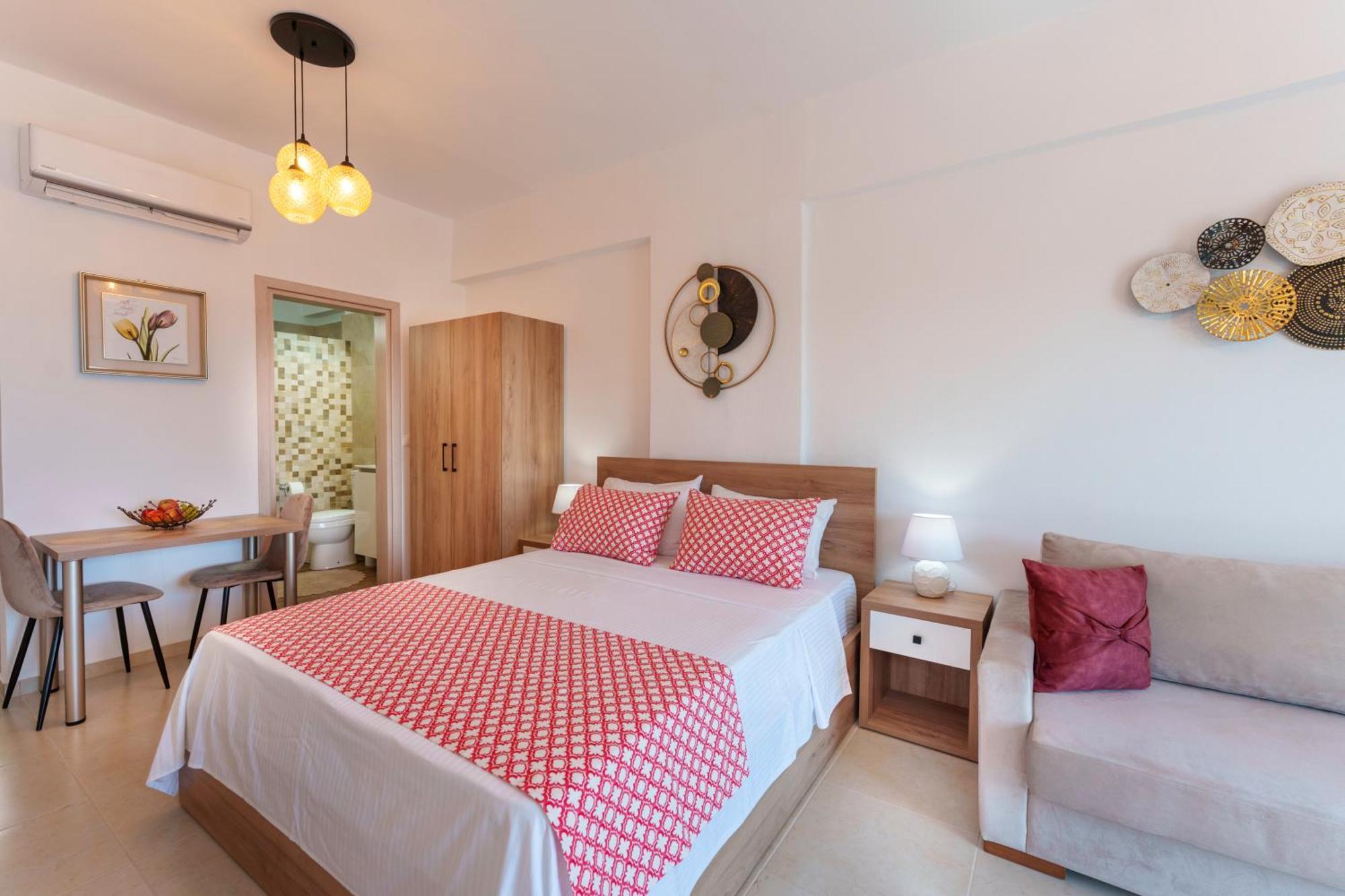 Star Beach Apartment Kasztrí Kültér fotó